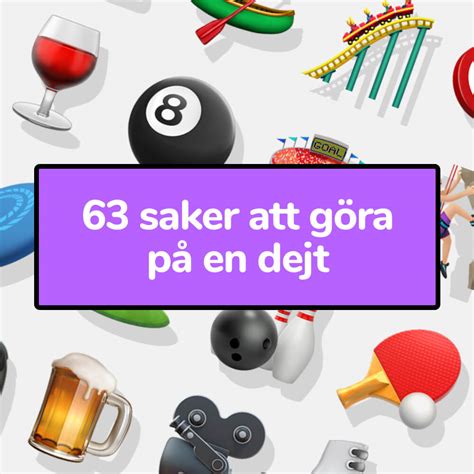 22 aktiviteter och saker att göra på en dejt